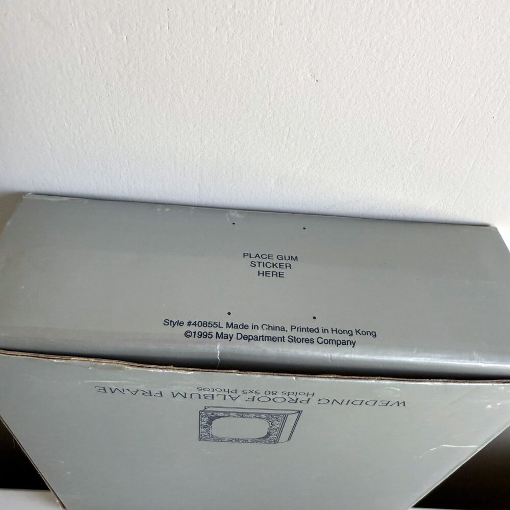 Royal Limited Silver Wedding Proof Album Frame – Vintage 1995, NIB - Picture 8 of 8